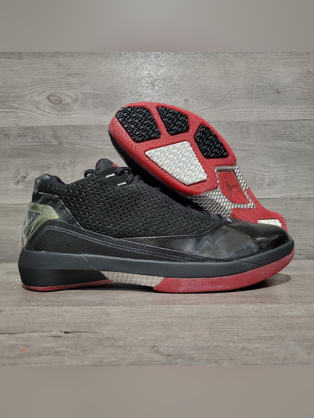 Air Jordan 22 XX2 OG 5/8 Black Varsity Red Size 15 - 316381-061